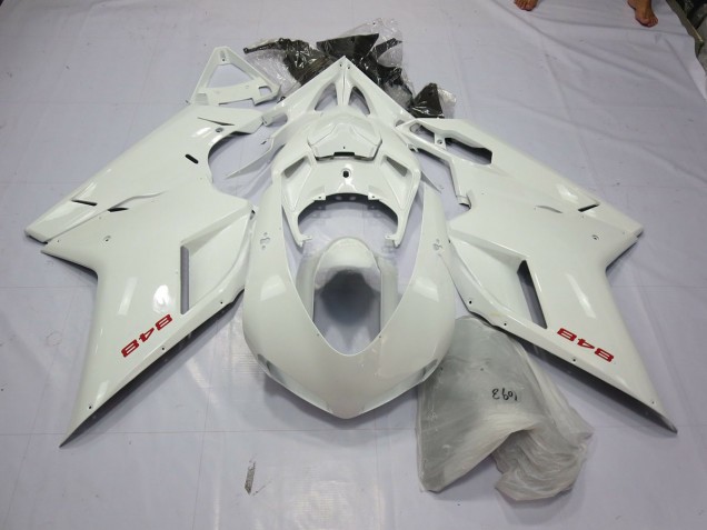 Perle Blanche 07-14 Ducati 848 1098 1198 Carénage Moto