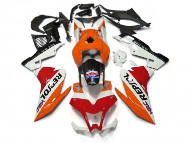 Repsol Blanc & Rouge 12-15 RS4 125 Carénage Moto