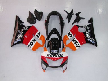 Repsol Rouge Orange & Noir 99-00 CBR600 F4 Carénage Moto