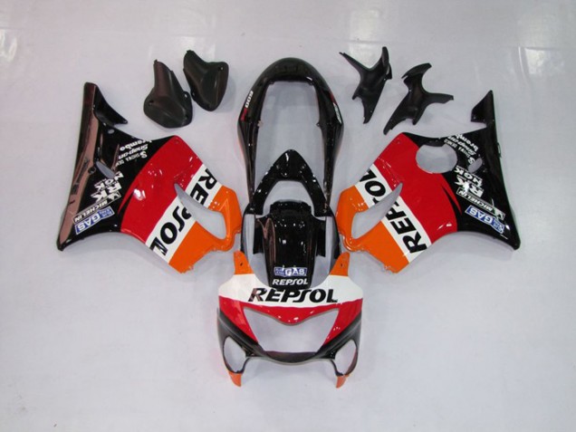Repsol Rouge Orange & Noir 99-00 CBR600 F4 Carénage Moto