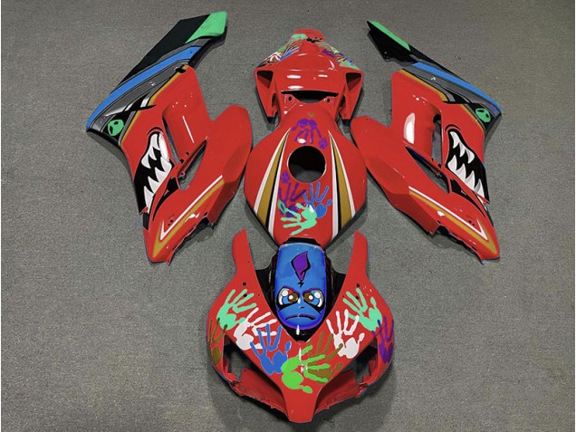 Requin Rouge 04-05 CBR1000RR Carénage Moto