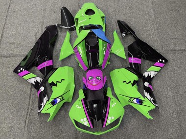 Requin Vert 13-23 CBR600RR Carénage Moto