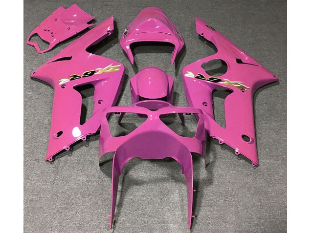 Rose Brillant 03-04 ZX6R Carénage Moto