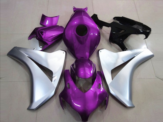 Rose Brillant & Argent 08-11 CBR1000RR Carénage Moto