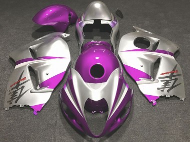 Rose Brillant & Argent 97-07 GSXR 1300 Carénage Moto