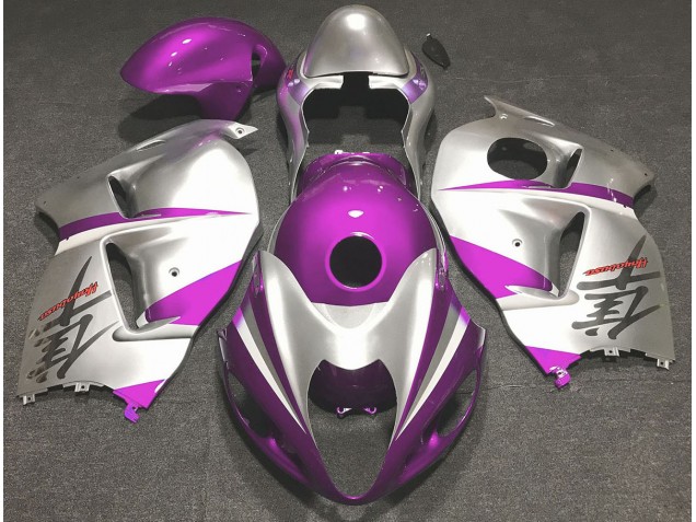 Rose Brillant & Argent 97-07 GSXR 1300 Carénage Moto