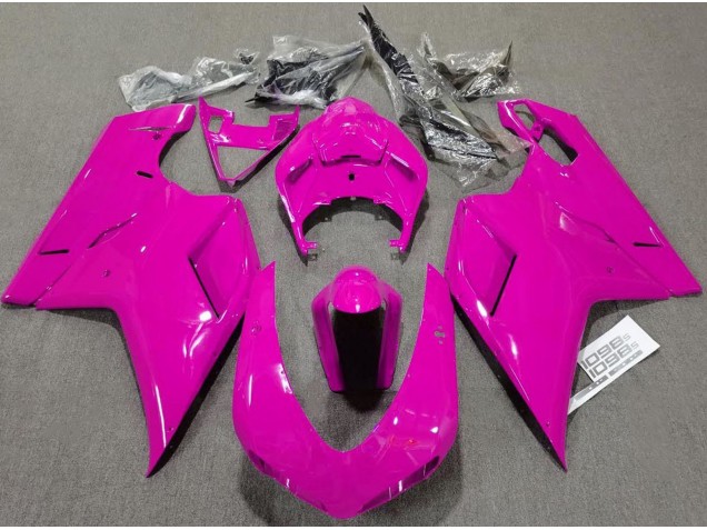 Rose Brillant Uni 07-14 Ducati 848 1098 1198 Carénage Moto