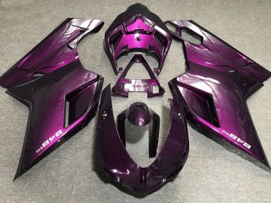 Rose Profond 07-14 Ducati 848 1098 1198 Carénage Moto