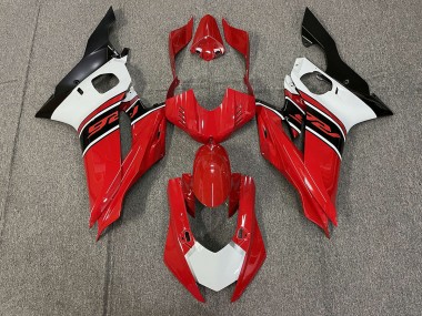Rouge Blanc & Noir 17-21 R6 Carénage Moto