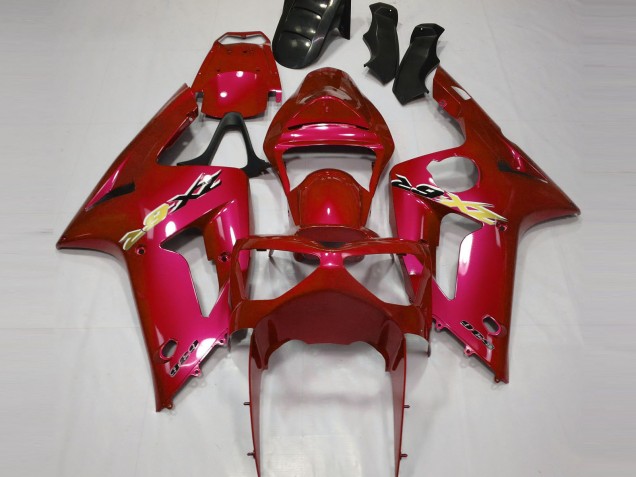 Rouge Bonbon 03-04 ZX6R Carénage Moto
