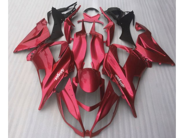 Rouge Bonbon Brillant 16-19 ZX10R Carénage Moto