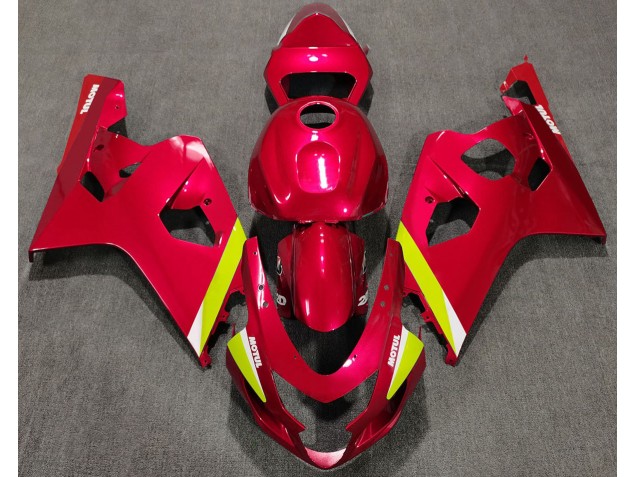 Rouge Brillant 04-05 GSXR 600-750 Carénage Moto