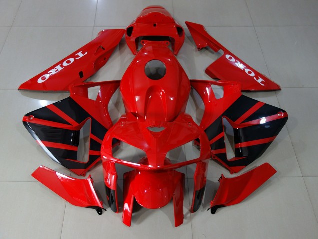 Rouge Brillant 05-06 CBR600RR Carénage Moto