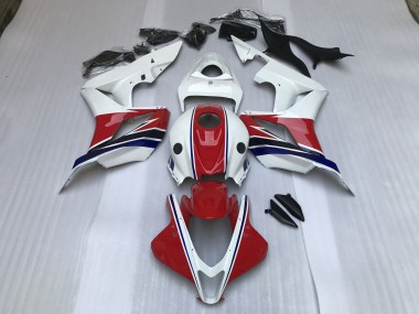 Rouge Brillant & Blanc 07-08 CBR600RR Carénage Moto