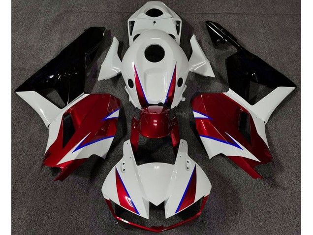 Rouge Brillant Blanc & Bleu 13-23 CBR600RR Carénage Moto