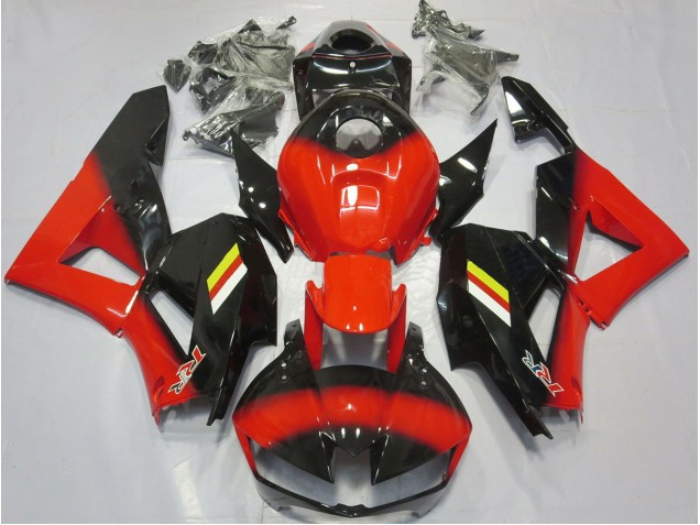 Rouge Brillant & Noir 13-23 CBR600RR Carénage Moto
