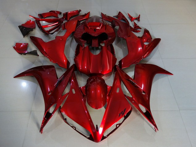 Rouge Foncé 04-06 R1 Carénage Moto