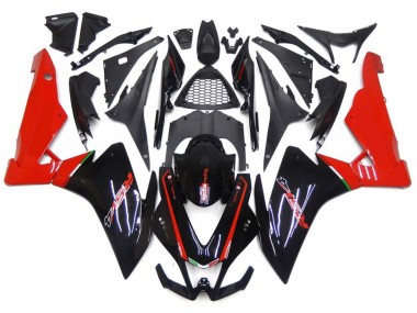 Rouge & Noir 10-15 RSV4 1000 Carénage Moto