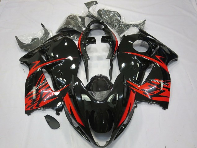 Rouge & Noir 97-07 GSXR 1300 Carénage Moto
