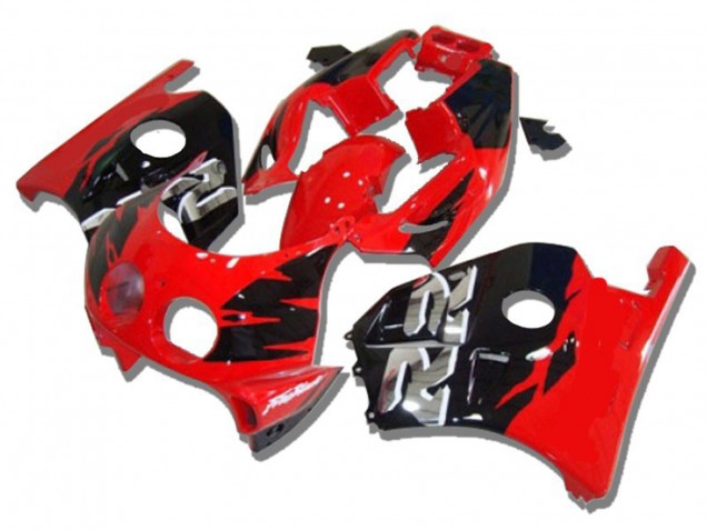Rouge Noir Argent Rr 90-98 CBR250RR Carénage Moto