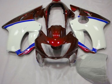 Rouge Profond & Bleu 99-00 CBR600 F4 Carénage Moto