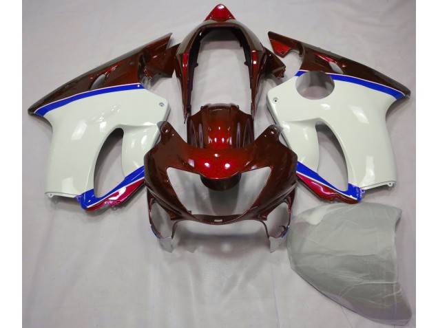 Rouge Profond & Bleu 99-00 CBR600 F4 Carénage Moto