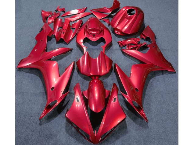 Rouge Uni 04-06 R1 Carénage Moto