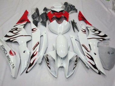 Speciale Fiamma Rosso 08-16 R6 Carénage Moto