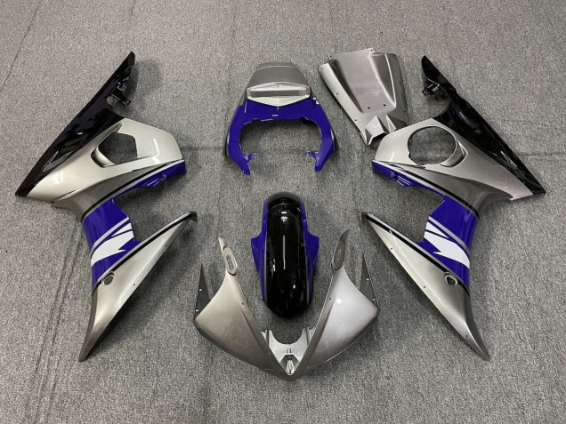 Style Argent & Violet 03-04 R6 Carénage Moto