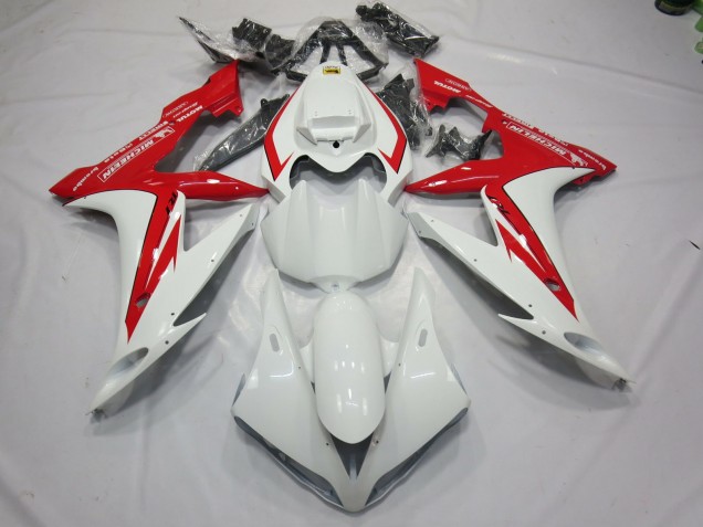 Style Blanc & Rouge 04-06 R1 Carénage Moto