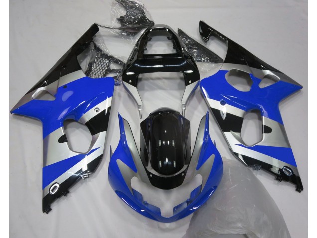 Style Bleu Argent OEM 00-02 GSXR 1000 Carénage Moto