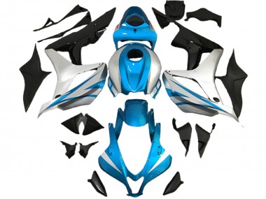 Style Bleu Clair & Argent OEM 07-08 CBR600RR Carénage Moto
