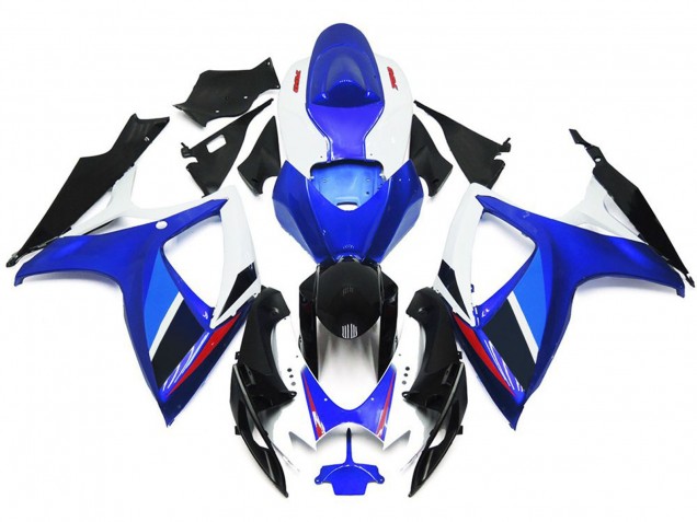 Style Bleu Clair & Bleu Profond OEM Avec Rouge 06-07 GSXR 600-750 Carénage Moto