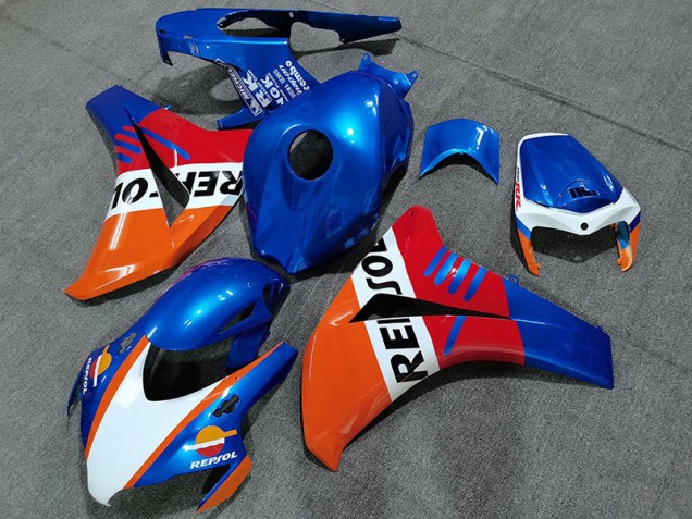 Style Bleu Perle Repsol 08-11 CBR1000RR Carénage Moto