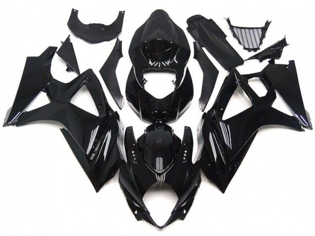 Style Noir Brillant 07-08 GSXR 1000 Carénage Moto