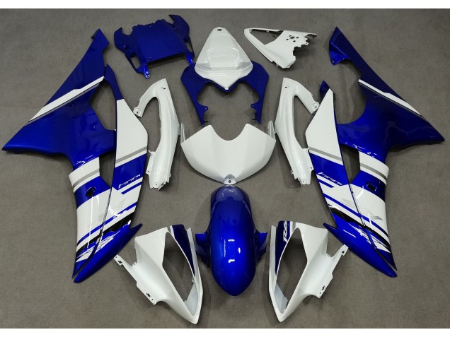 Style Personnalisé OEM Bleu & Blanc 08-16 R6 Carénage Moto