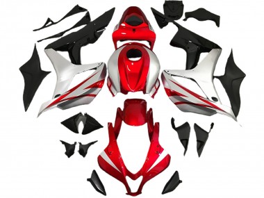 Style Rouge & Argent OEM 07-08 CBR600RR Carénage Moto