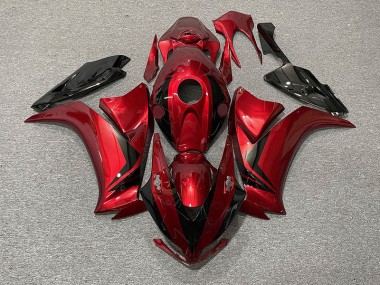 Style Rouge & Noir 12-16 CBR1000RR Carénage Moto