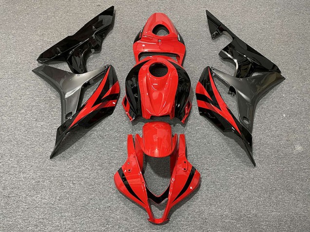 Style Rouge OEM & Gris 07-08 CBR600RR Carénage Moto