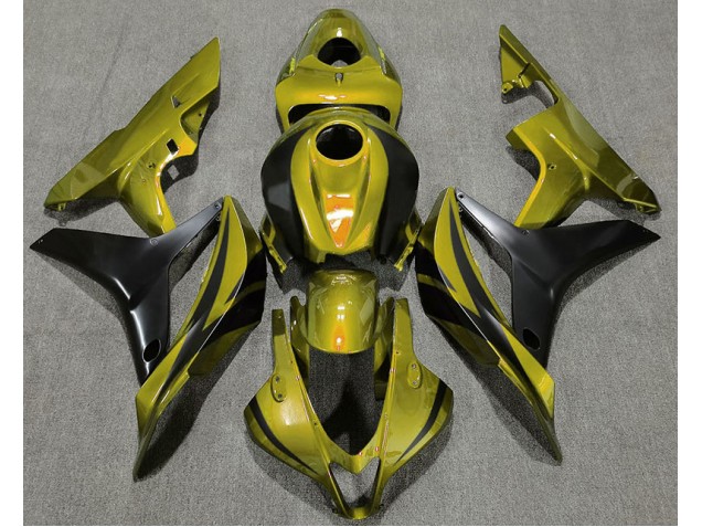 Style Vert Olive OEM 07-08 CBR600RR Carénage Moto