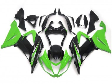 Style Vibrant Vert & Noir OEM 13-18 ZX6R Carénage Moto