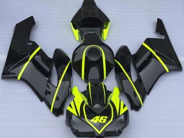 Tutto Nero E Alta Visibilità 46 04-05 CBR1000RR Carénage Moto