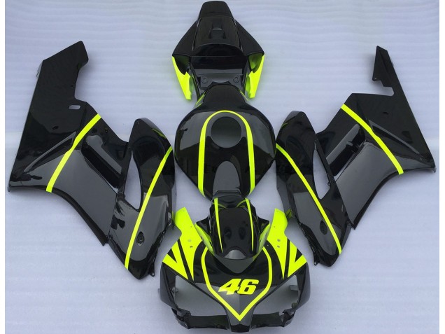 Tutto Nero E Alta Visibilità 46 04-05 CBR1000RR Carénage Moto