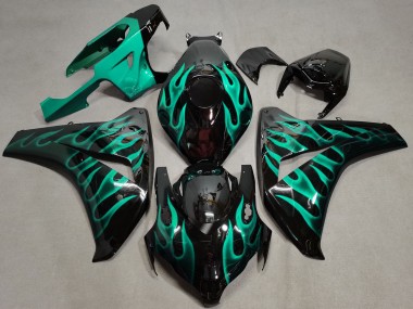 Verde Acqua Fiamma 08-11 CBR1000RR Carénage Moto