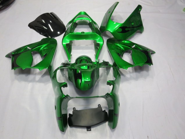 Vert 00-02 ZX6R Carénage Moto