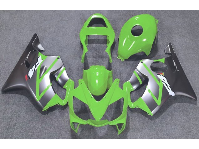 Vert & Argent Mat 01-03 CBR600 F4i Carénage Moto