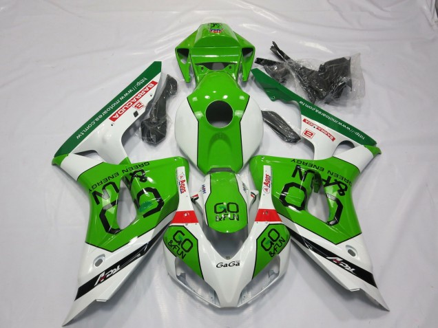 Vert & Blanc 06-07 CBR1000RR Carénage Moto