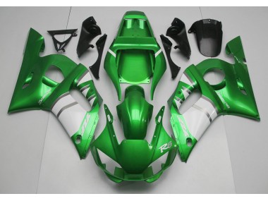 Vert Blanc 98-02 R6 Carénage Moto