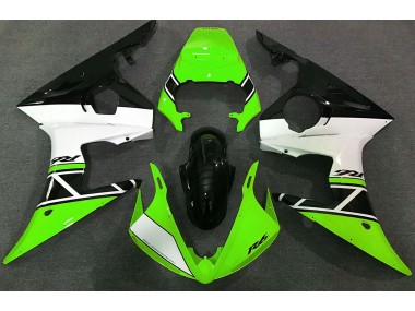 Vert Blanc & Noir 03-04 R6 Carénage Moto