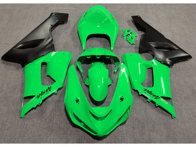 Vert Brillant 05-06 ZX6R Carénage Moto